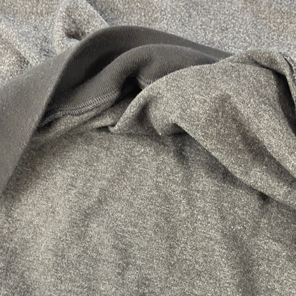 3/$12 PINK Victoria's Secret Flannel Sweatshirt Black Gray Medium Long Sleeve - Picture 12 of 14